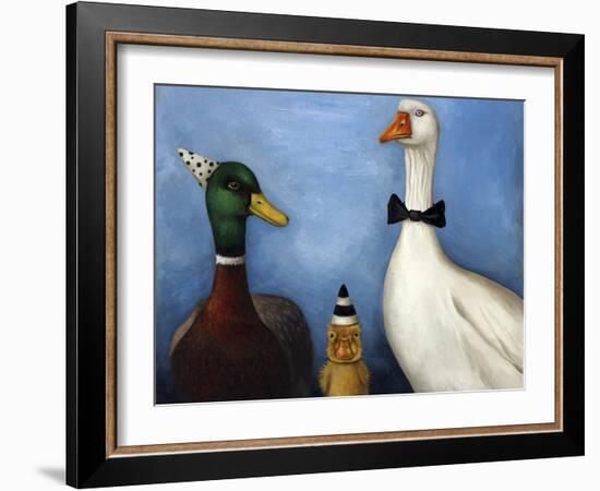 Duck Duck Goose-Leah Saulnier-Framed Giclee Print