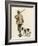 Duck Hunter with His Gun Dog, Circa 1900-null-Framed Giclee Print