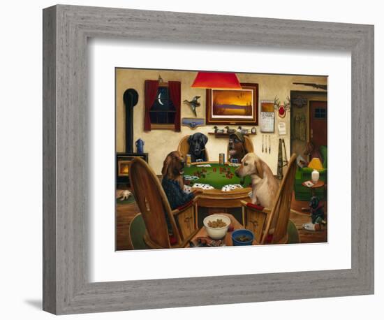 Duck Hunters-Leo Stans-Framed Art Print