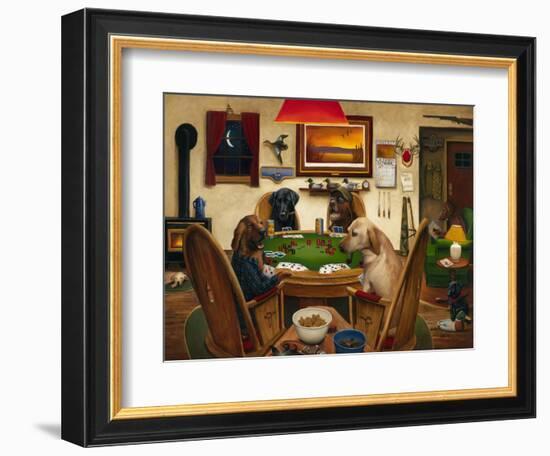 Duck Hunters-Leo Stans-Framed Art Print