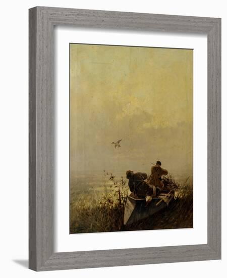 Duck Hunting, 1905-Evgeny Alexandrovich Tichmenev-Framed Giclee Print