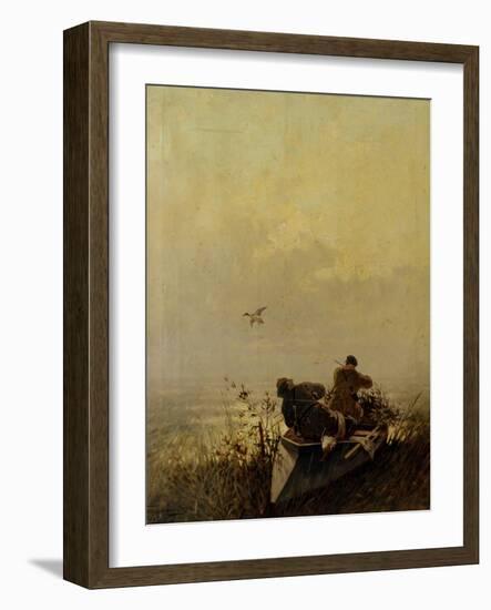 Duck Hunting, 1905-Evgeny Alexandrovich Tichmenev-Framed Giclee Print