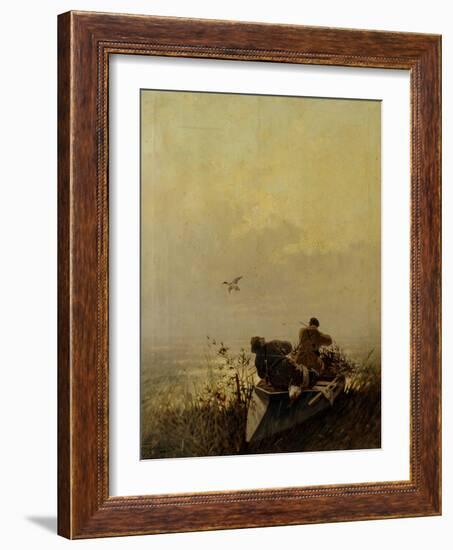 Duck Hunting, 1905-Evgeny Alexandrovich Tichmenev-Framed Giclee Print