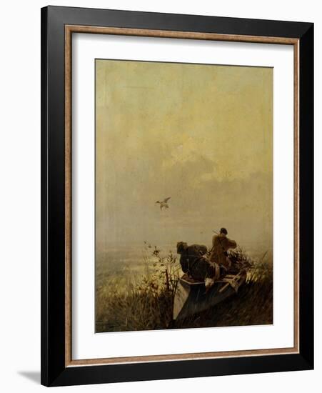 Duck Hunting, 1905-Evgeny Alexandrovich Tichmenev-Framed Giclee Print