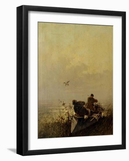 Duck Hunting, 1905-Evgeny Alexandrovich Tichmenev-Framed Giclee Print