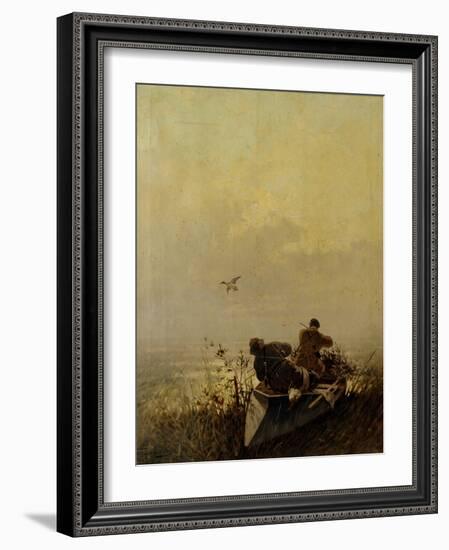 Duck Hunting, 1905-Evgeny Alexandrovich Tichmenev-Framed Giclee Print