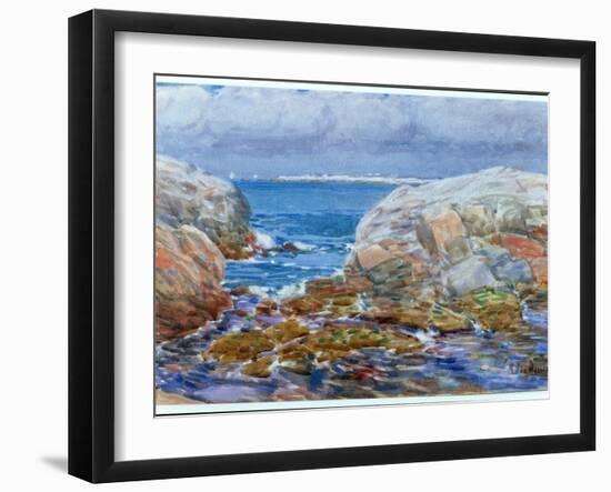 Duck Island, Isles of Shoals, 1906-Childe Hassam-Framed Giclee Print