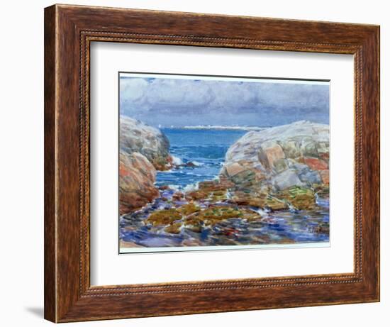 Duck Island, Isles of Shoals, 1906-Childe Hassam-Framed Giclee Print