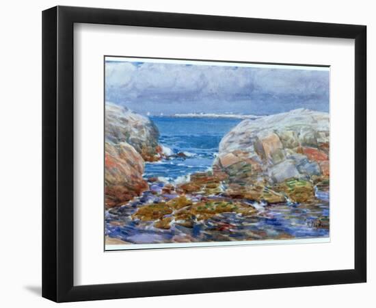 Duck Island, Isles of Shoals, 1906-Childe Hassam-Framed Giclee Print