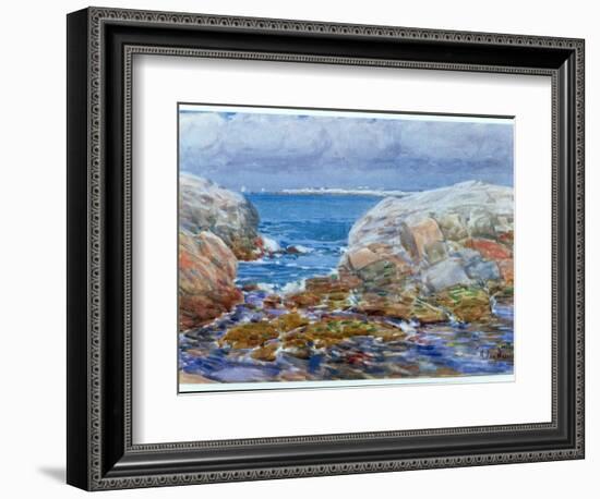 Duck Island, Isles of Shoals, 1906-Childe Hassam-Framed Giclee Print