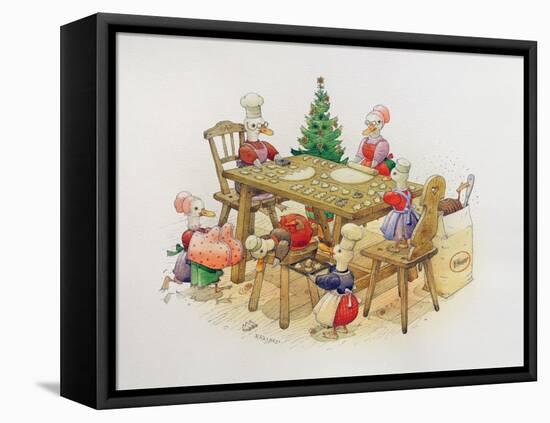 Duck's Christmas, 1999-Kestutis Kasparavicius-Framed Premier Image Canvas