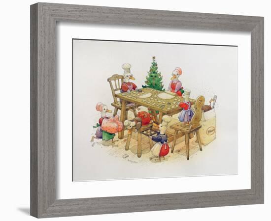 Duck's Christmas, 1999-Kestutis Kasparavicius-Framed Giclee Print