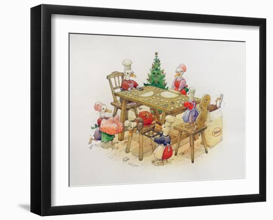 Duck's Christmas, 1999-Kestutis Kasparavicius-Framed Giclee Print