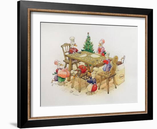 Duck's Christmas, 1999-Kestutis Kasparavicius-Framed Giclee Print