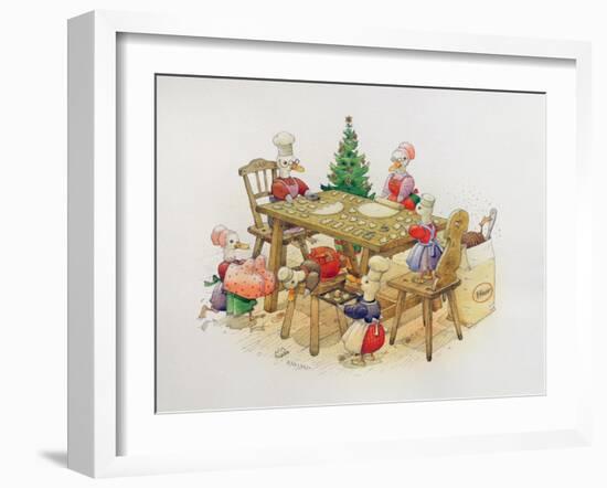 Duck's Christmas, 1999-Kestutis Kasparavicius-Framed Giclee Print