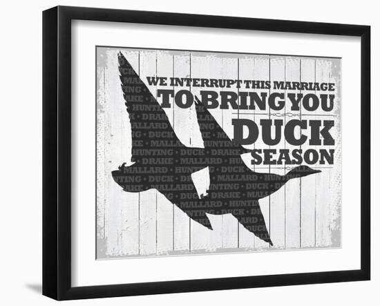 Duck Season-null-Framed Giclee Print