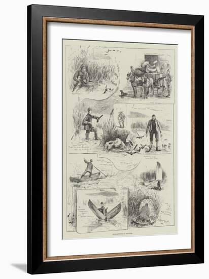 Duck-Shooting in Manitoba-Henry Charles Seppings Wright-Framed Giclee Print