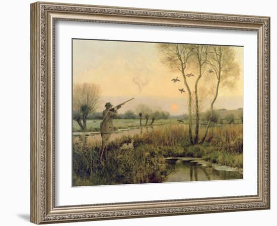 Duck Shooting-Christopher William Strange-Framed Giclee Print