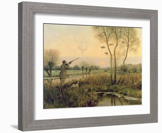 Duck Shooting-Christopher William Strange-Framed Giclee Print