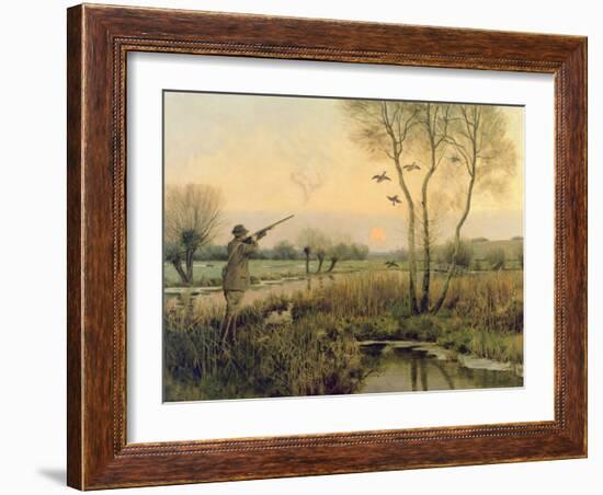 Duck Shooting-Christopher William Strange-Framed Giclee Print