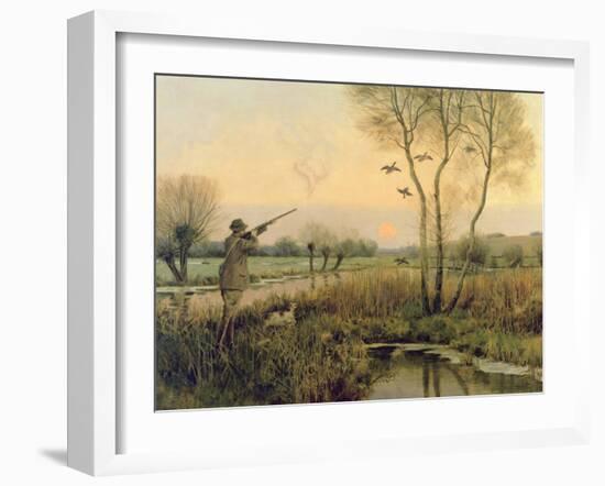 Duck Shooting-Christopher William Strange-Framed Giclee Print