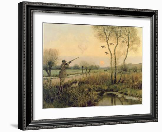 Duck Shooting-Christopher William Strange-Framed Giclee Print