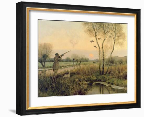 Duck Shooting-Christopher William Strange-Framed Giclee Print