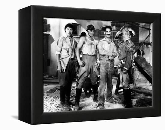 Duck Soup, Chico Marx, Zeppo Marx, Groucho Marx, Harpo, 1933-null-Framed Stretched Canvas