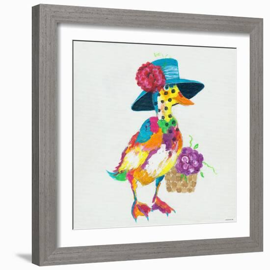 Duck-null-Framed Art Print