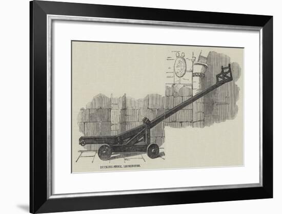 Ducking-Stool, Leominster-null-Framed Giclee Print