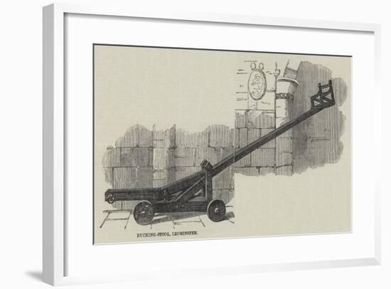 Ducking-Stool, Leominster-null-Framed Giclee Print