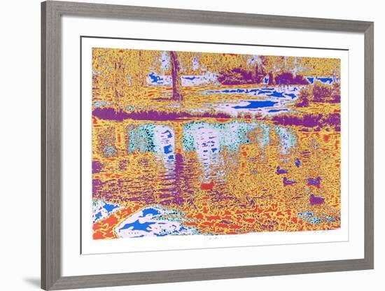 Ducks in a Pond-Max Epstein-Framed Limited Edition