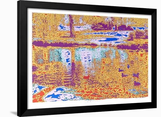 Ducks in a Pond-Max Epstein-Framed Limited Edition