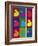 Ducks in Color Blocks-Whoartnow-Framed Giclee Print