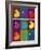 Ducks in Color Blocks-Whoartnow-Framed Giclee Print