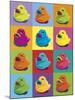 Ducks in Colour-Clara Wells-Mounted Giclee Print