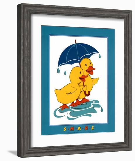 Ducks, Share-Lopez-Framed Art Print