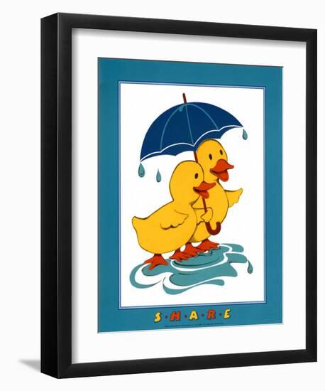 Ducks, Share-Lopez-Framed Art Print