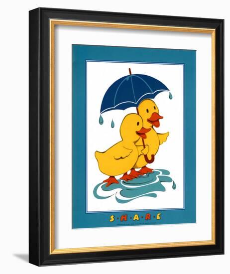 Ducks, Share-Lopez-Framed Art Print