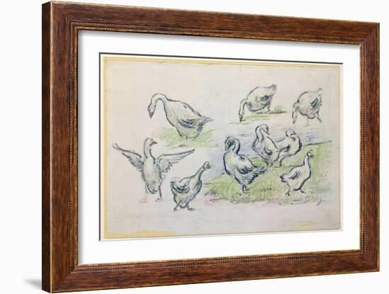 Ducks-Alfred Sisley-Framed Giclee Print