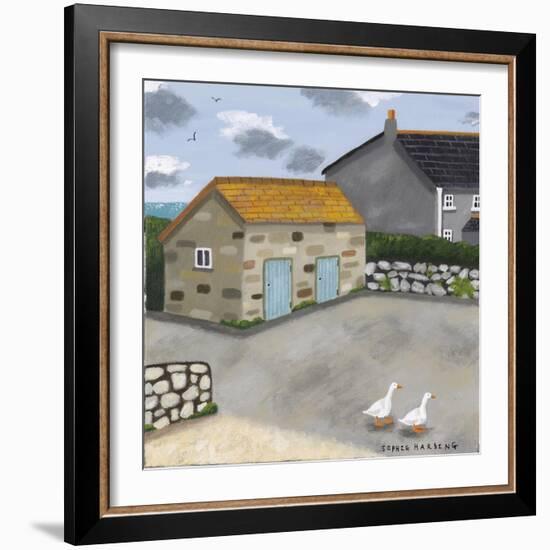 Ducks-Sophie Harding-Framed Giclee Print