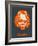 Dude Abides Orange Poster-Anna Malkin-Framed Art Print