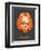 Dude Abides Orange Poster-Anna Malkin-Framed Premium Giclee Print