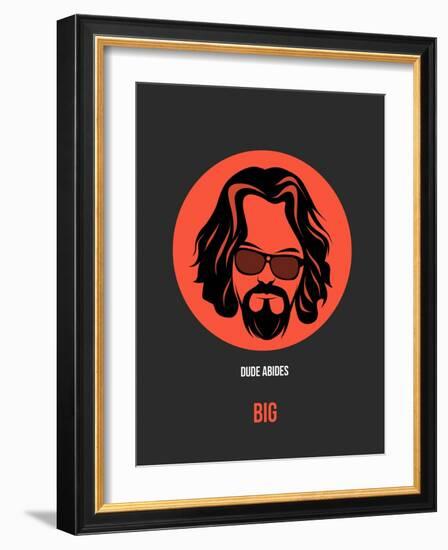 Dude Abides Poster 1-Anna Malkin-Framed Art Print