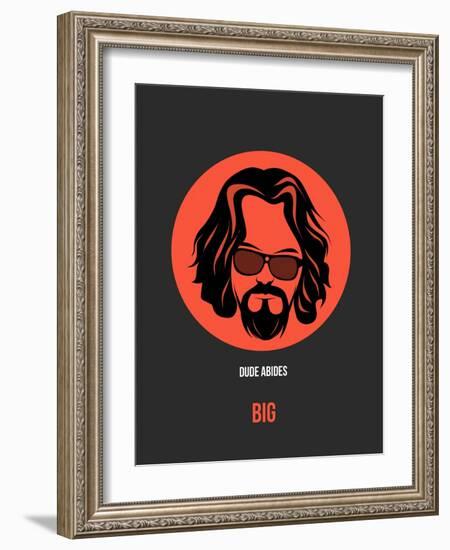 Dude Abides Poster 1-Anna Malkin-Framed Art Print