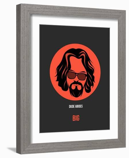 Dude Abides Poster 1-Anna Malkin-Framed Art Print