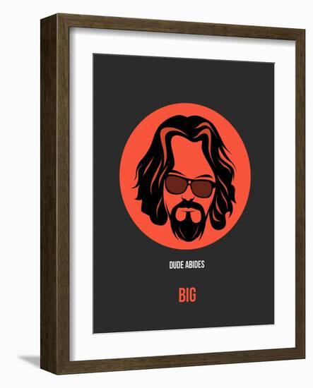 Dude Abides Poster 1-Anna Malkin-Framed Art Print