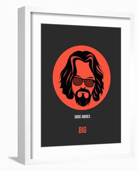 Dude Abides Poster 1-Anna Malkin-Framed Art Print