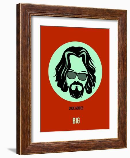 Dude Abides Poster 2-Anna Malkin-Framed Art Print