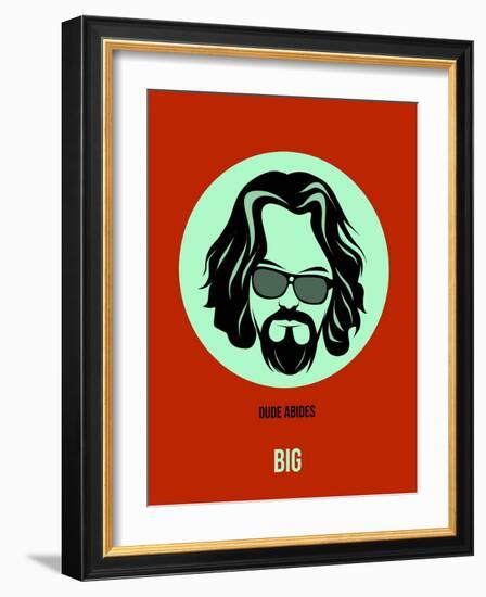 Dude Abides Poster 2-Anna Malkin-Framed Art Print